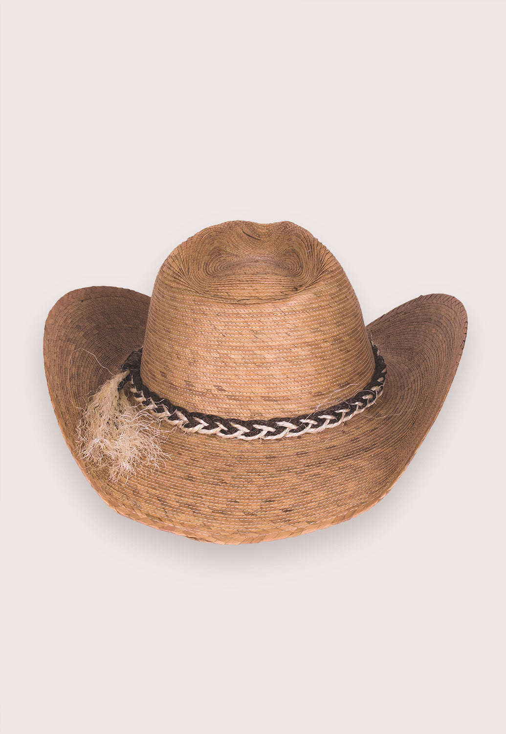 Tula Hats Pecos Palm Straw Gus Western Hat: Size: L/XL Tan