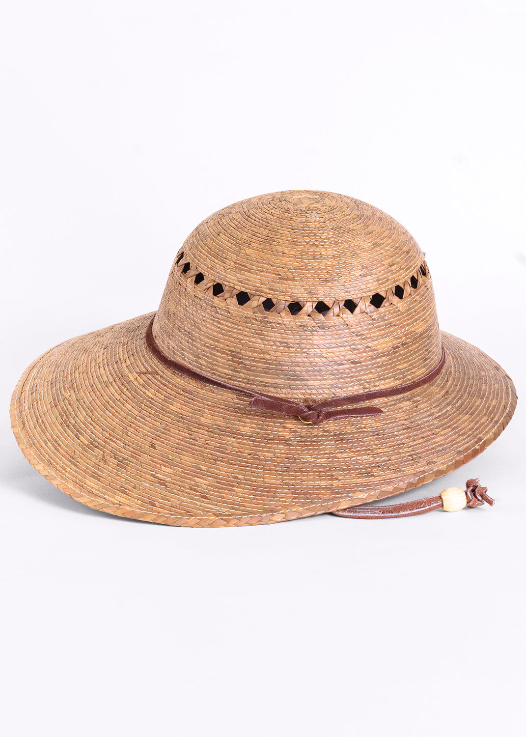 Handwoven Unisex Natural Fiber Hat, 'Zenu Tradition