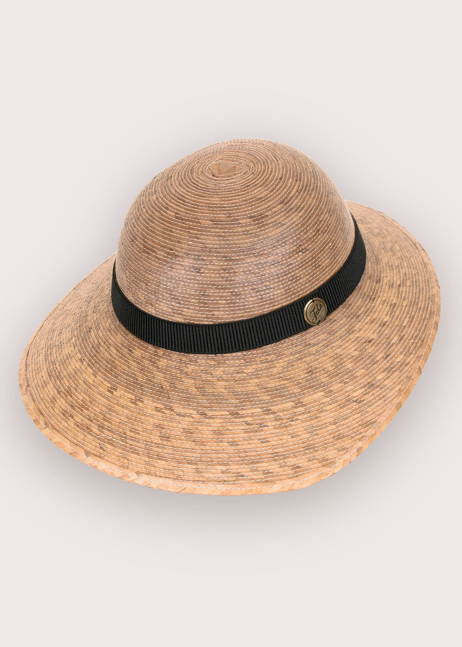 Women's Laurel Hat, Handwoven Palm Hat